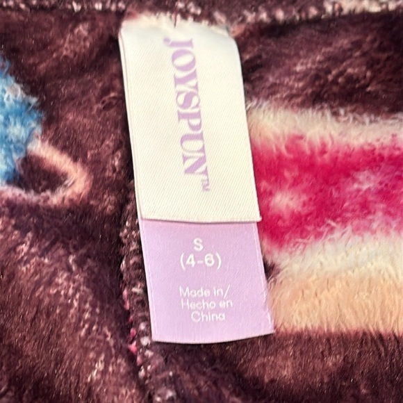 Women’s Joyspun Pajama Bottoms Burgundy With Coffee Cups Soft Fabric S - Picture 9 of 13